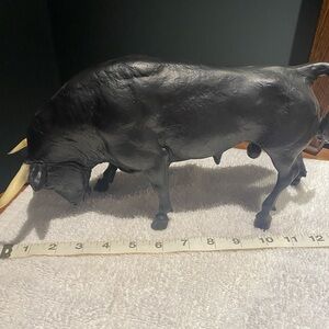 Breyer Spanish Fighting Bull Matte Black #73 Vintage 1970-85